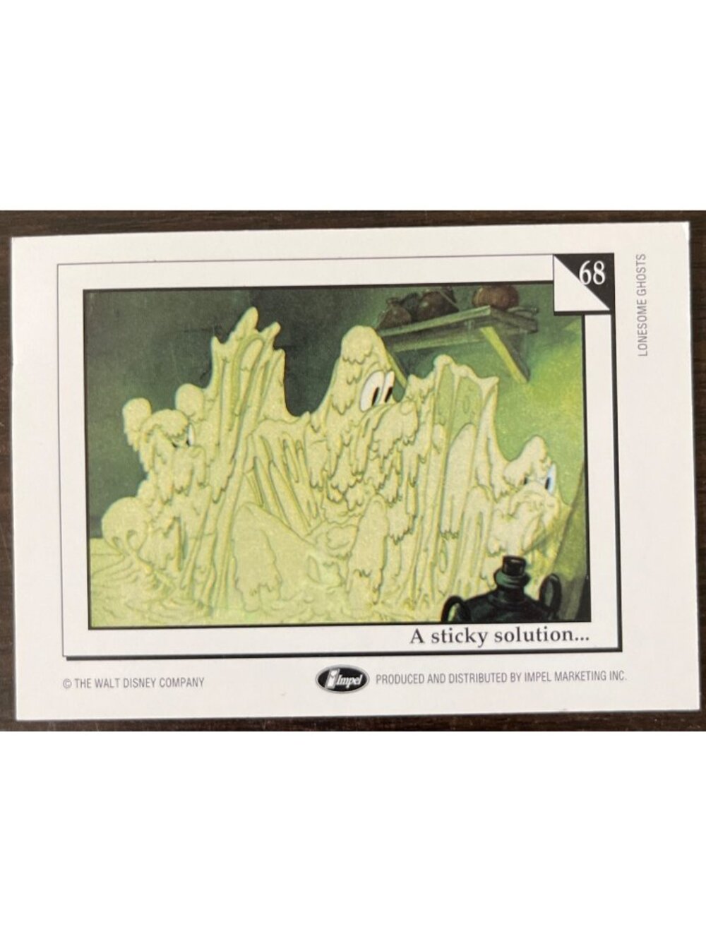 10 For $5 1991 Impel Disney Trading Cards #68 Lonesome Ghosts A Sticky Solution